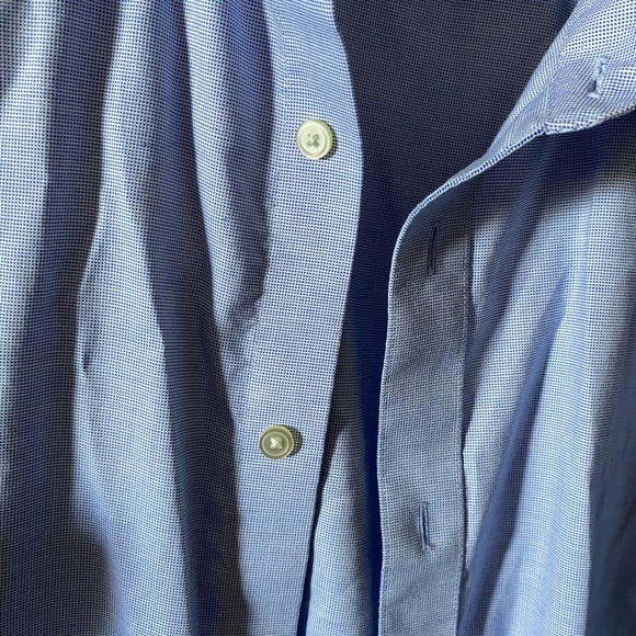 Banana Republic Men's Blue Dress Shirt size L very good condition 100% Cotton - Picture 2 of 8